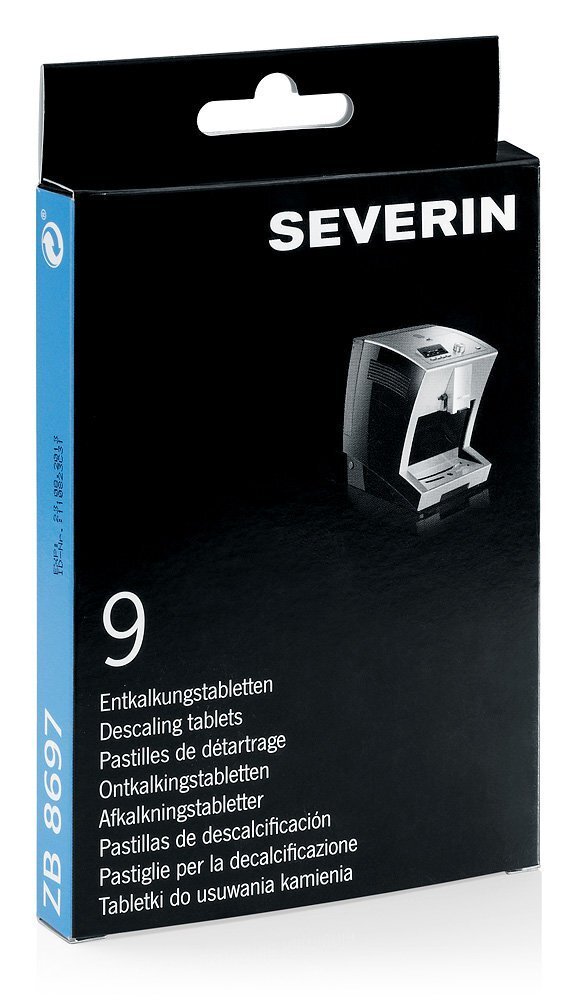 Kohvimasina puhastusvedelik Severin, 9 tk hind ja info | Puhastusvahendid | kaup24.ee