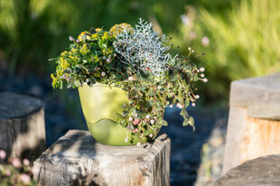 Isekastuv ripp-pott 4,5 l 25x16x14 cm MARETA 25 rohelist tooni hind ja info | Dekoratiivsed lillepotid | kaup24.ee