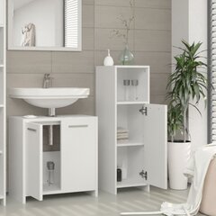 Шкаф для ванной комнаты, белый цена и информация | Шкафчики для ванной | kaup24.ee