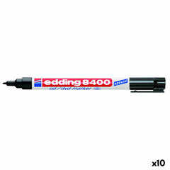 Püsimarker Edding e-8400 Must 10 Ühikut цена и информация | Принадлежности для рисования, лепки | kaup24.ee