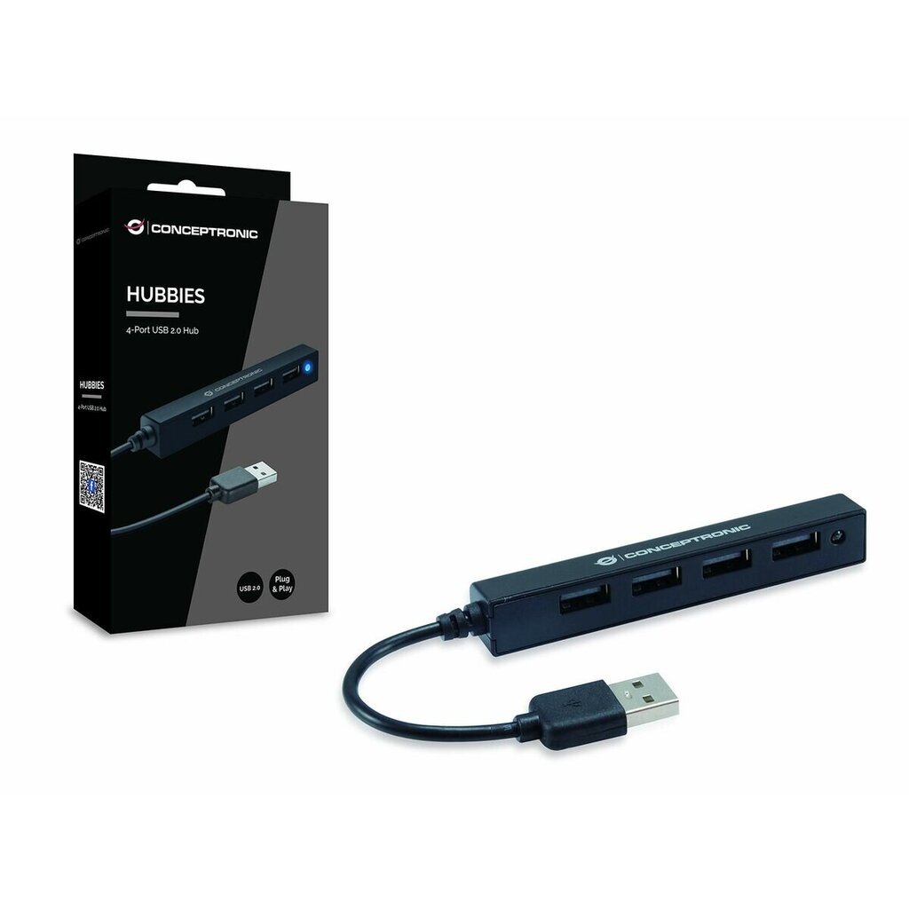 USB-jaotur Conceptronic HUBBIES05B hind ja info | USB jagajad, adapterid | kaup24.ee