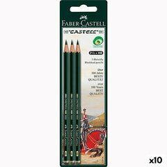 Pliiatsi Komplekt Faber-Castell Puit (10 Ühikut) цена и информация | Принадлежности для рисования, лепки | kaup24.ee