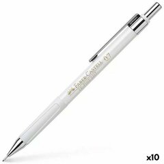 Pliiatsisüsi Hoidja Faber-Castell Tk-Fine 2317 Valge 0,7 mm (10 Ühikut) hind ja info | Kirjatarbed | kaup24.ee