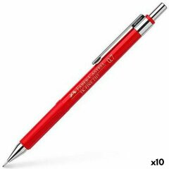 Pliiatsisüsi Hoidja Faber-Castell Tk-Fine 2317 Punane 0,7 mm (10 Ühikut) hind ja info | Kirjatarbed | kaup24.ee