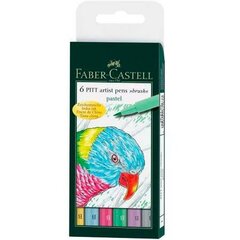 Набор фломастеров Faber-Castell Pitt Artist цена и информация | Принадлежности для рисования, лепки | kaup24.ee