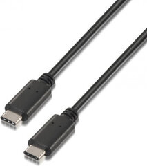 Кабель Micro USB Aisens A107-0057 2 m Чёрный цена и информация | Кабели и провода | kaup24.ee