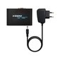 VGA-HDMI Adapter Heliga NANOCABLE 10.16.2101-BK Must цена и информация | USB jagajad, adapterid | kaup24.ee