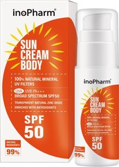 InoPharm Sun Protection Body SPF 50 - 100 gr цена и информация | Кремы от загара | kaup24.ee