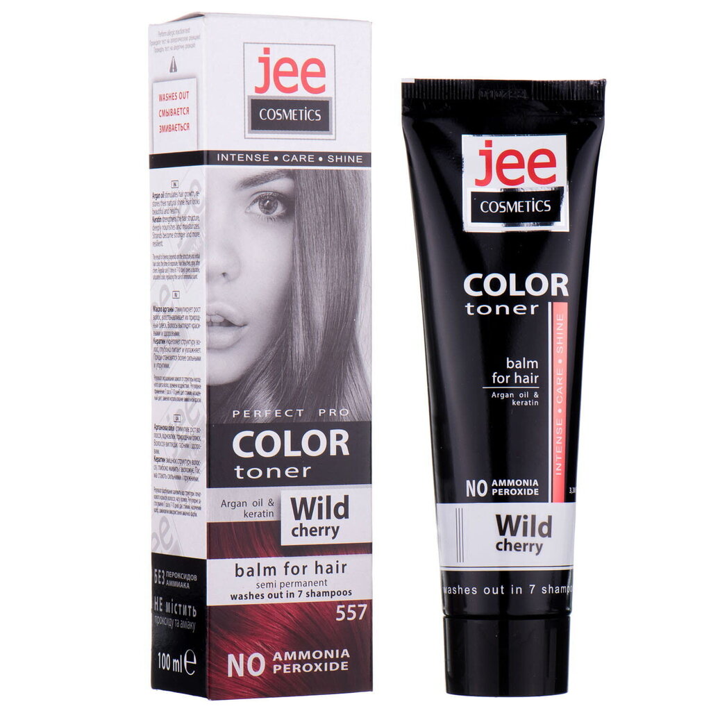 Tooniv juuksepalsam Jee Cosmetics 557 Wild Cherry, 100 ml hind ja info | Juuksevärvid | kaup24.ee