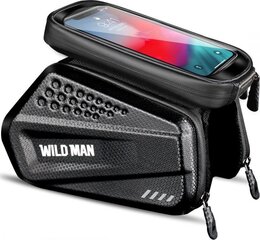 Сумка на велосипедную раму для телефона WildMan Hardpouch XXL, черный цвет цена и информация | Другие аксессуары для велосипеда | kaup24.ee