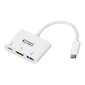 USB C-HDMI Adapter NANOCABLE 10.16.4302 Full HD (15 cm) Valge цена и информация | USB jagajad, adapterid | kaup24.ee