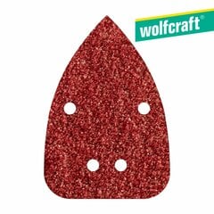 Liivapaber Wolfcraft 1757000 80 g (9,6 x 13,6 cm) hind ja info | Käsitööriistad | kaup24.ee