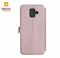 Защитный чехол из эко-кожи Mocco Shine для Huawei Y7 / Y7 Prime (2018), розовый цена и информация | Чехлы для телефонов | kaup24.ee