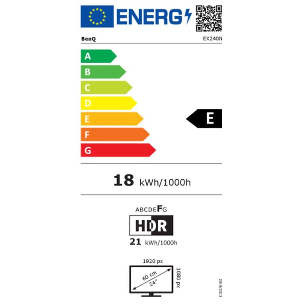 BenQ EX240N MOBIUZ, 23.8", VA, 165Hz, 1ms hind ja info | Monitorid | kaup24.ee