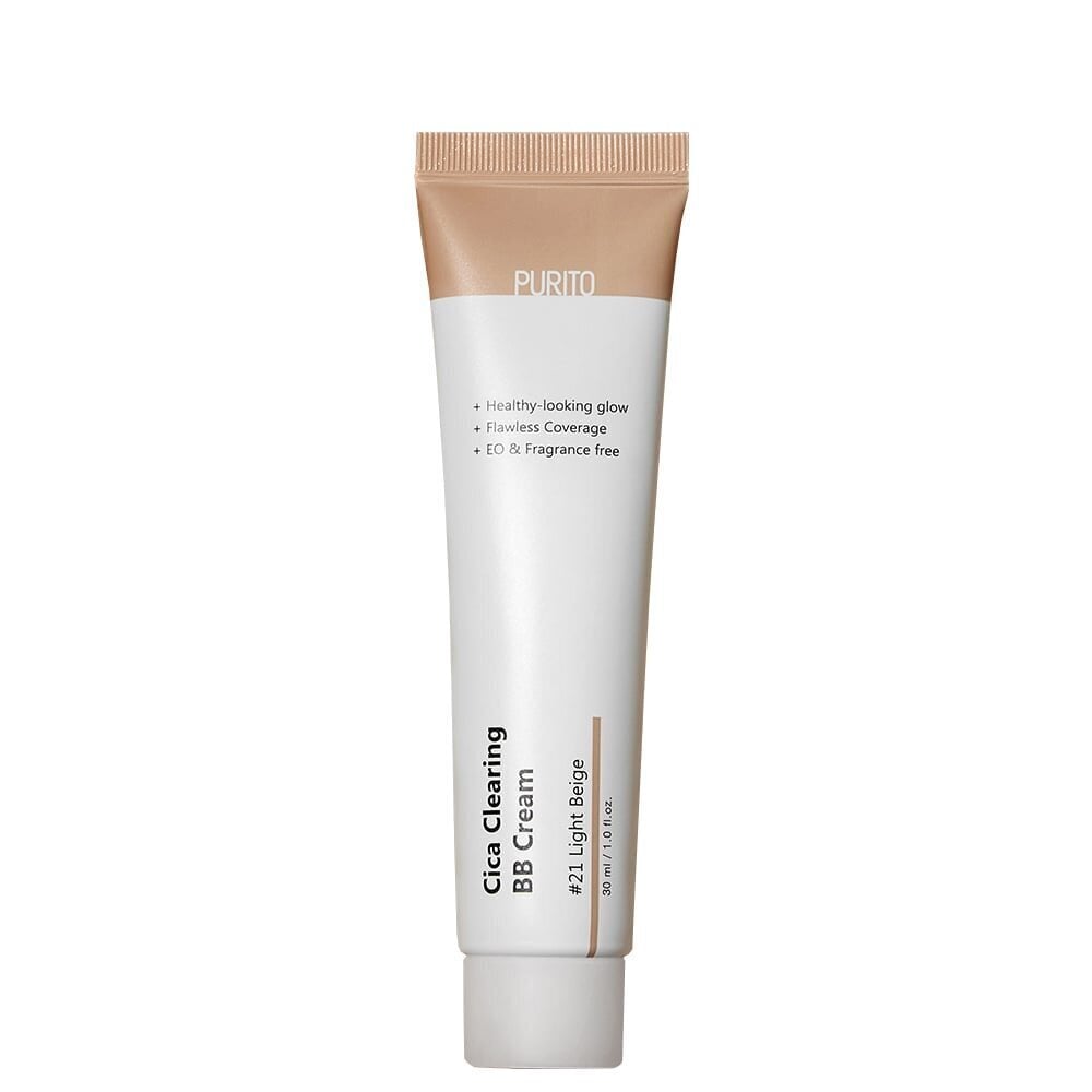 BB näokreem Purito Cica Clearing 21 Light Beige SPF38, 30 ml hind ja info | Jumestuskreemid, puudrid | kaup24.ee