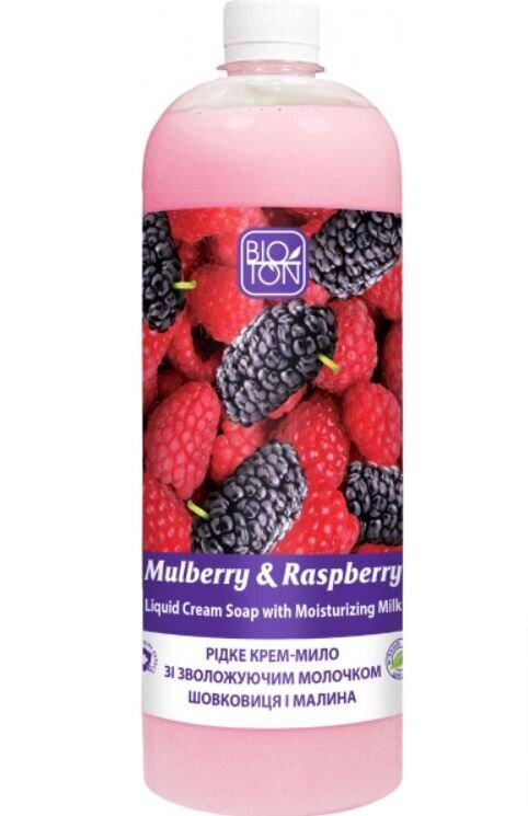 Vedelseep Bioton Cosmetics Mulberry and Raspberry, 1 l hind ja info | Seebid | kaup24.ee