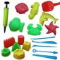 Kineetiline liiv karbis 3 kg, vormid, bassein, sinine hind ja info | Arendavad mänguasjad | kaup24.ee