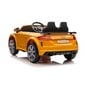 Audi TTRS ühekohaline elektriauto lastele, kollane цена и информация | Laste elektriautod | kaup24.ee