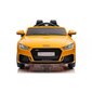 Audi TTRS ühekohaline elektriauto lastele, kollane цена и информация | Laste elektriautod | kaup24.ee