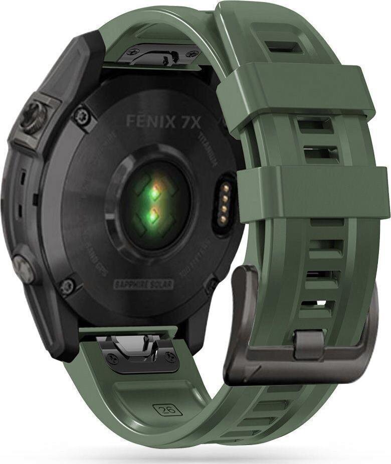 Tech Protect Iconband Garmin Fenix 5 / 6 / 6 PRO / 7 (22 mm), roheline hind ja info | Nutikellade ja nutivõrude tarvikud | kaup24.ee