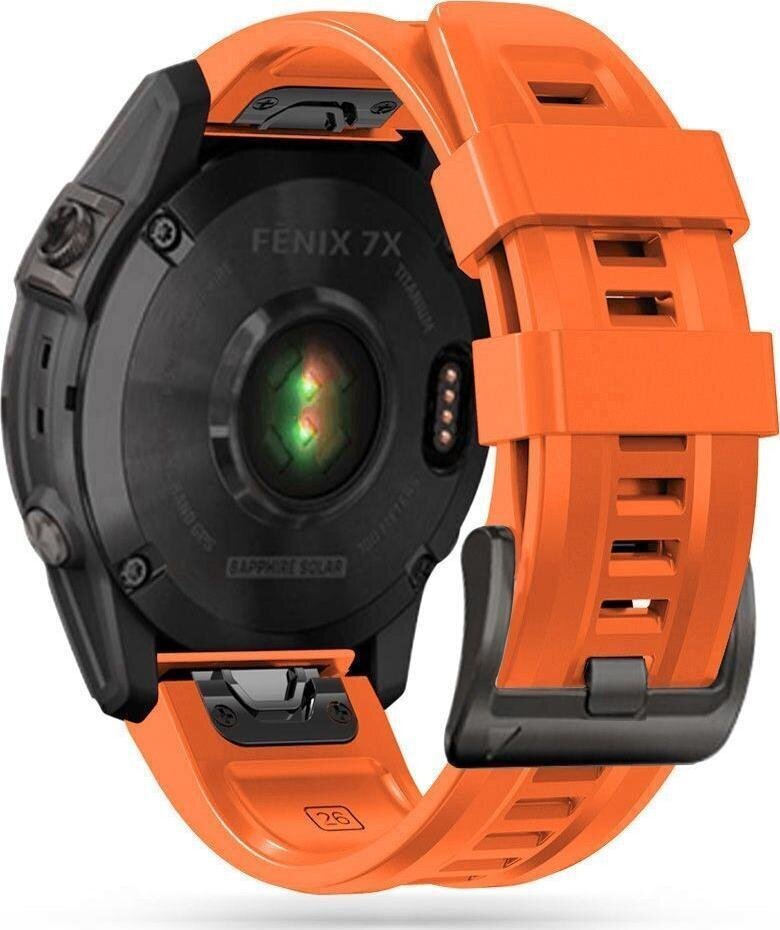 Tech Protect Iconband Garmin Fenix 5 / 6 / 6 PRO / 7 (22mm), oranž hind ja info | Nutikellade ja nutivõrude tarvikud | kaup24.ee