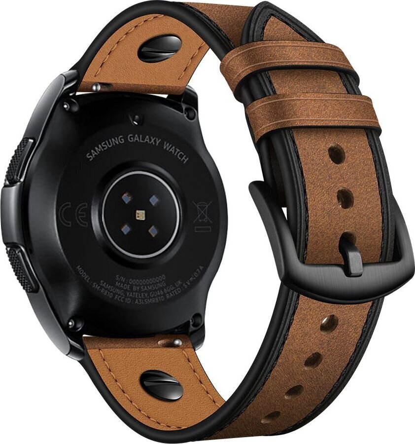 Tech-Protect Screwband Samsung Galaxy Watch 3 (45MM), pruun цена и информация | Nutikellade ja nutivõrude tarvikud | kaup24.ee