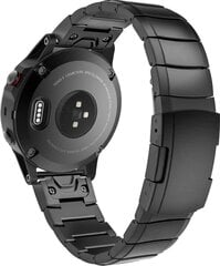 Garmin Fenix ​​3 / 5X / 3HR / 5X PLUS / 6X / 6X PRO / 7X (26MM) Ремешок для часов Tech Protect Steelband. Нержавеющая сталь. Черный цена и информация | Аксессуары для смарт-часов и браслетов | kaup24.ee