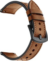 Кожаный ремешок для часов Samsung Galaxy Watch 46MM Tech-Protect Leather. Коричневый цена и информация | Аксессуары для смарт-часов и браслетов | kaup24.ee