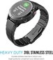 Tech Protect Steelband Garmin Fenix 5 / 6 / 6 PRO / 7 (22mm), must цена и информация | Nutikellade ja nutivõrude tarvikud | kaup24.ee