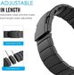 Tech Protect Steelband Garmin Fenix 5 / 6 / 6 PRO / 7 (22mm), must цена и информация | Nutikellade ja nutivõrude tarvikud | kaup24.ee