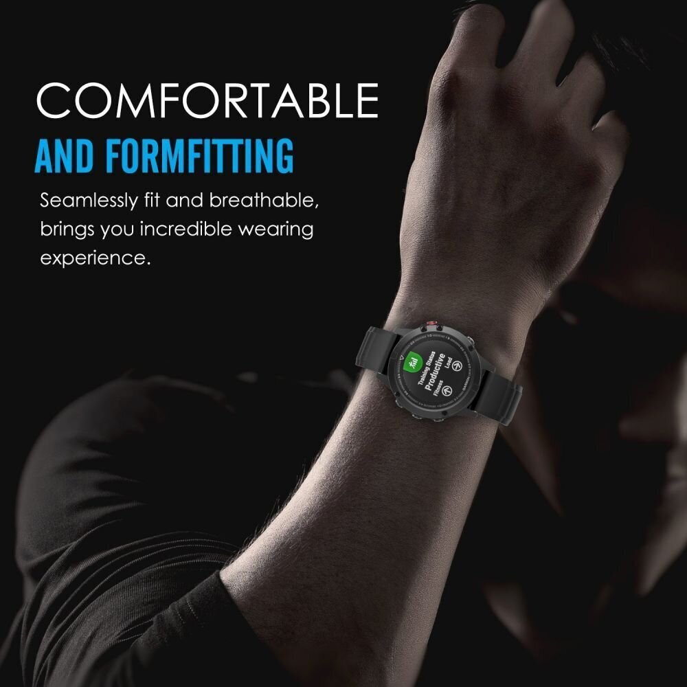 Tech Protect Steelband Garmin Fenix 5 / 6 / 6 PRO / 7 (22mm), must hind ja info | Nutikellade ja nutivõrude tarvikud | kaup24.ee