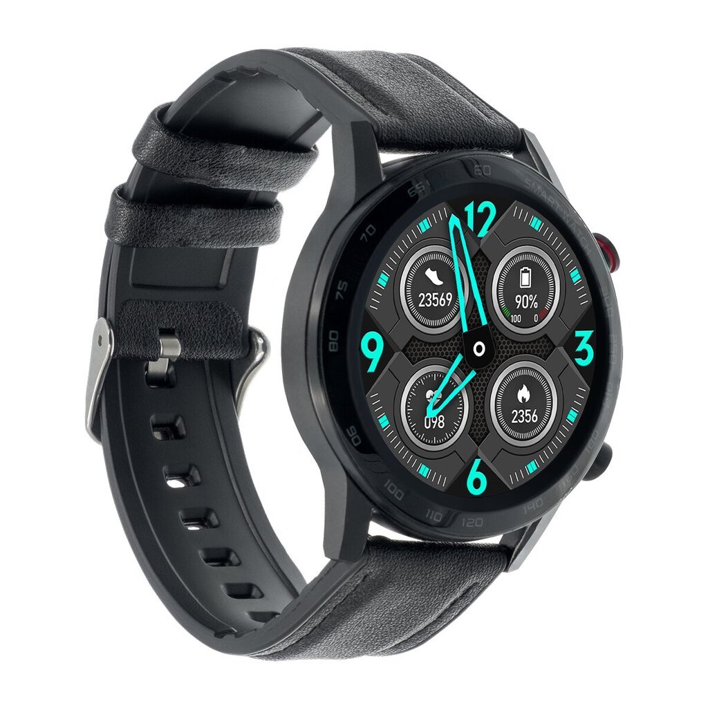 Nutikas käekell WDT95 must nahk hind ja info | Nutikellad (smartwatch) | kaup24.ee
