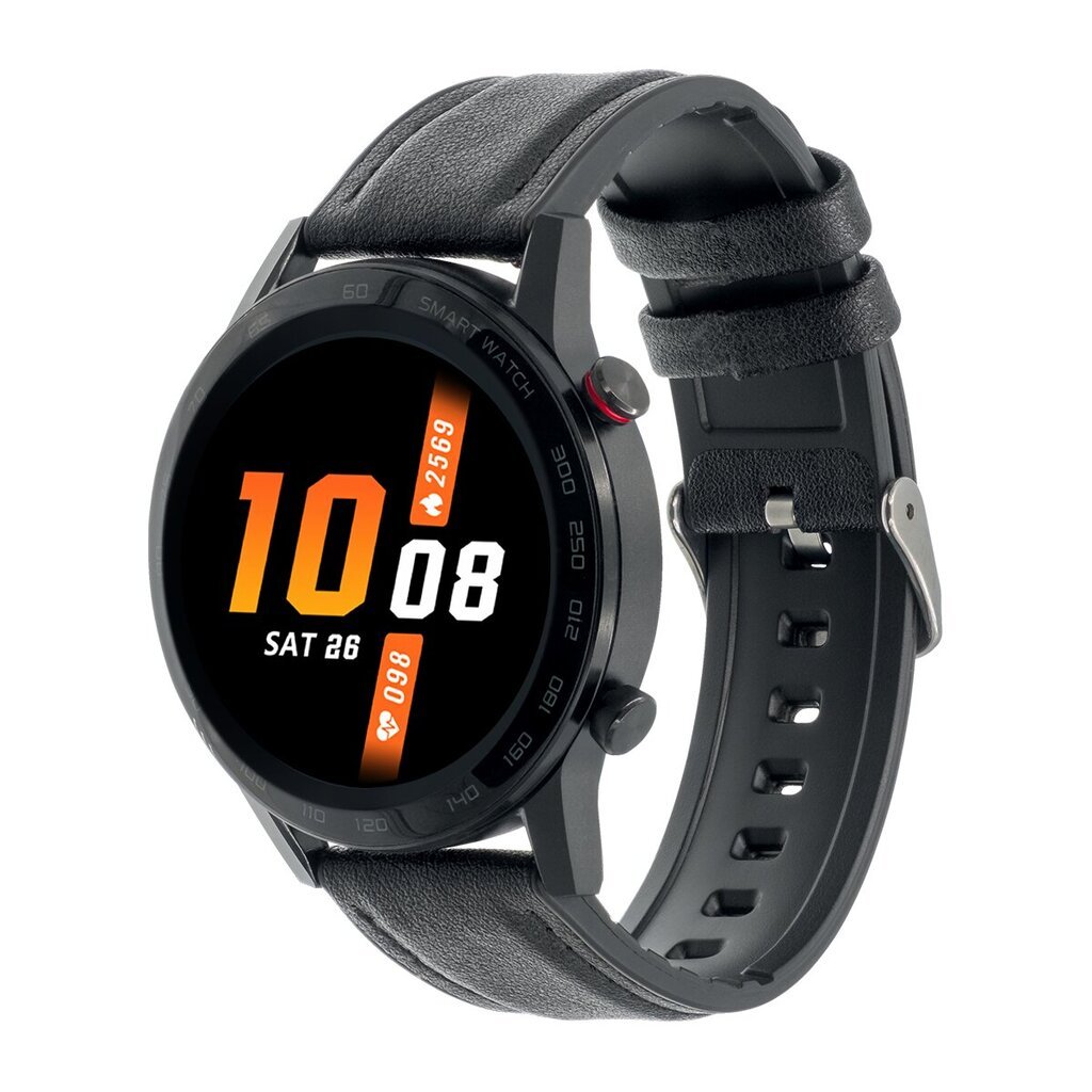 Nutikas käekell WDT95 must nahk hind ja info | Nutikellad (smartwatch) | kaup24.ee