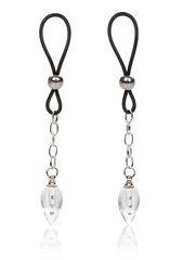 Nibuklambrid Crystal Teardrop, hõbedane värv hind ja info | BDSM ja fetish | kaup24.ee