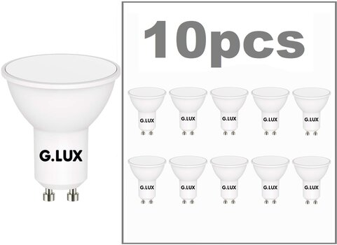 LED pirnid G.LUX GR-LED-GU10-PA9-8W 4000K - 10tk pakis hind ja info | Lambipirnid, lambid | kaup24.ee