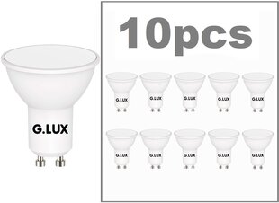 LED pirnid G.LUX GR-LED-GU10-PA9-8W 4000K - 10tk pakis цена и информация | Лампочки | kaup24.ee