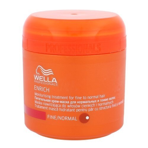 Niisutav juuksemask õhukestele ja normaalse juustele Wella Professional Enrich 150 ml цена и информация | Maskid, õlid, seerumid | kaup24.ee