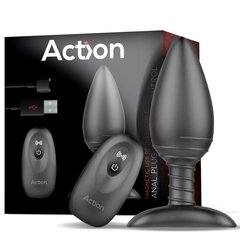 Asher Butt Plug with Remote Control Magnetic USB Black hind ja info | Anaallelud | kaup24.ee