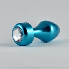 Butt Plug Blue Rosebud with Jewel цена и информация | Анальные игрушки | kaup24.ee