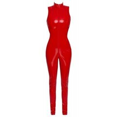 Vinyl Jumpsuit red S hind ja info | Naiste sekspesu | kaup24.ee