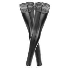 Noir Thigh-high Stockings 4XL цена и информация | Сексуальное женское белье | kaup24.ee