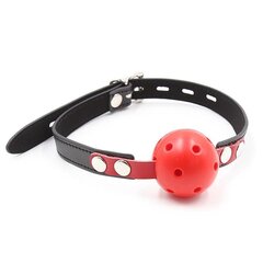 Ball Gag Breathable Black/Red цена и информация | БДСМ и фетиш | kaup24.ee