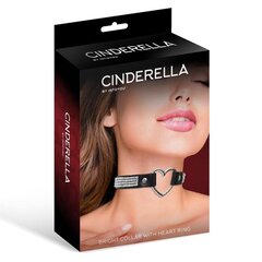 Kaelarihm südamega ja strassidega Choker Style Vegan Leather One Size hind ja info | Naiste sekspesu | kaup24.ee