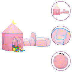 vidaXL laste mängutelk, roosa, 301 x 120 x 128 cm цена и информация | Детские игровые домики | kaup24.ee