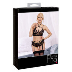 Bra Set black M hind ja info | Abierta Fina Erootikakaubad | kaup24.ee