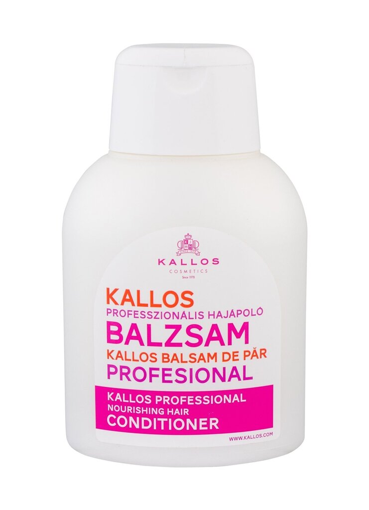 Toitev juuksepalsam kuivadele ja kahjustatud juustele Kallos Cosmetics Professional Nourishing 500 ml hind ja info | Juuksepalsamid | kaup24.ee