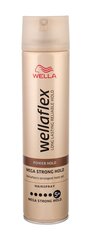 Лак для волос супер сильной фиксации Wella Wellaflex Mega Strong Hold 250 мл цена и информация | Средства для укладки волос | kaup24.ee