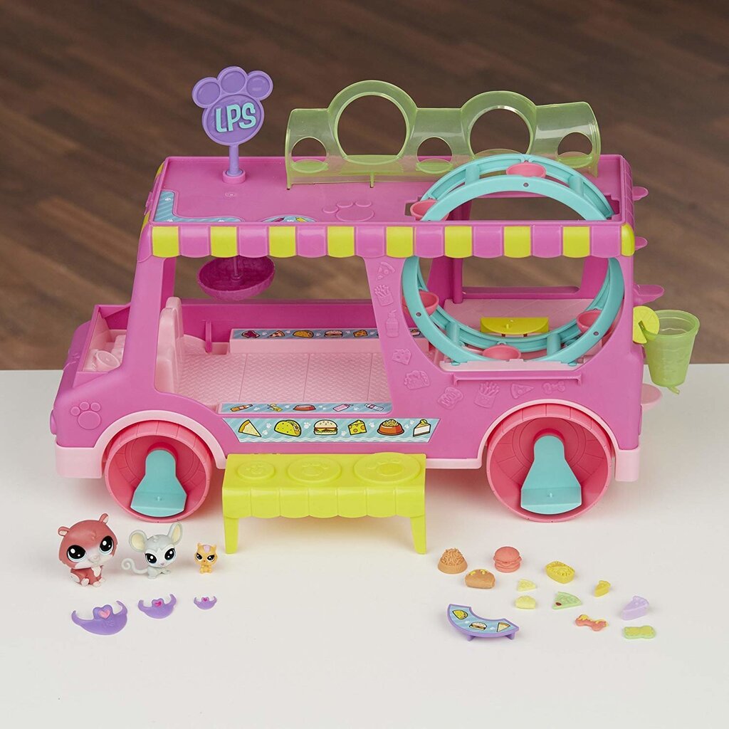 Toiduauto figuuridega Hasbro Littlest Pet Shop hind ja info | Tüdrukute mänguasjad | kaup24.ee