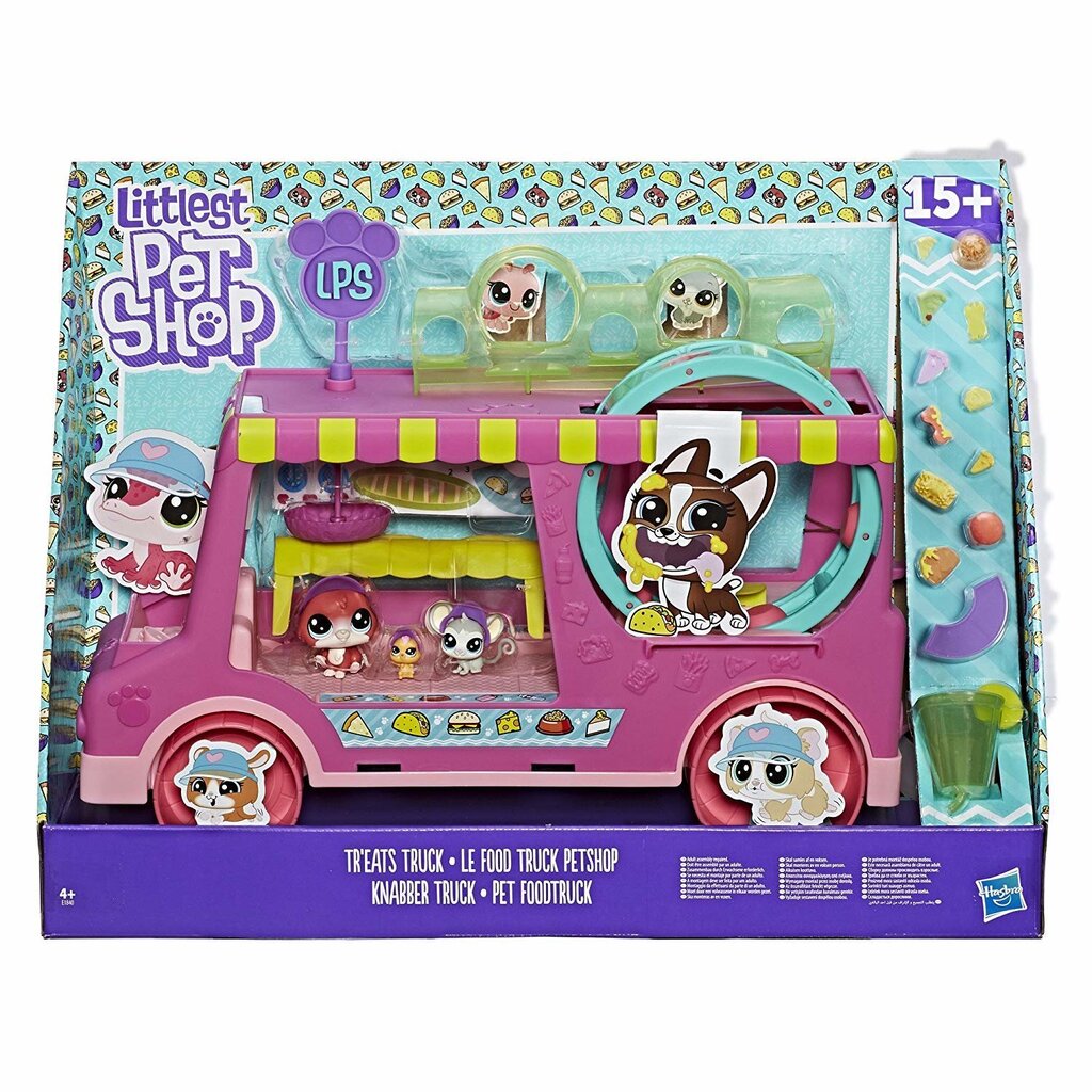 Toiduauto figuuridega Hasbro Littlest Pet Shop цена и информация | Tüdrukute mänguasjad | kaup24.ee