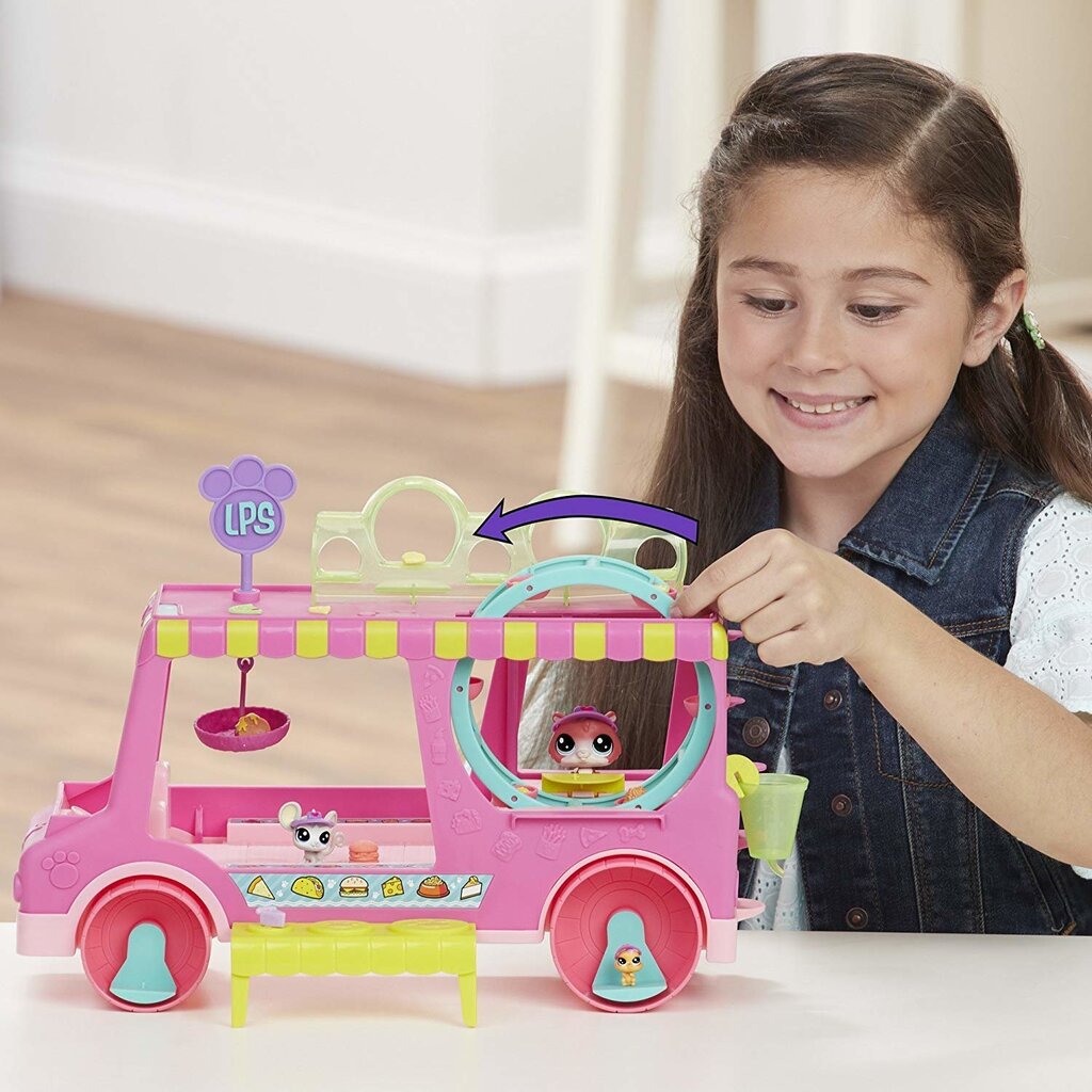 Toiduauto figuuridega Hasbro Littlest Pet Shop hind ja info | Tüdrukute mänguasjad | kaup24.ee